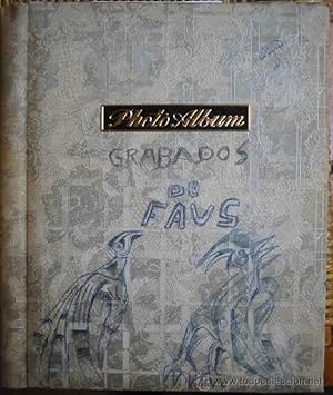 CATALOGO DE GRABADOS de SALVADOR SANZ FAUS + Esculturas + Carta manuscrita