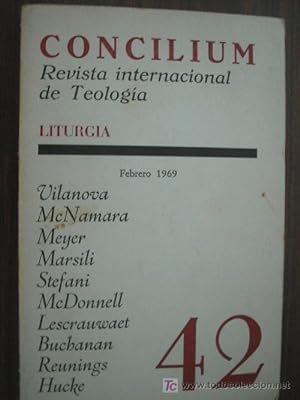 CONCILIUM. Revista internacional de teología. Nº42. 1969