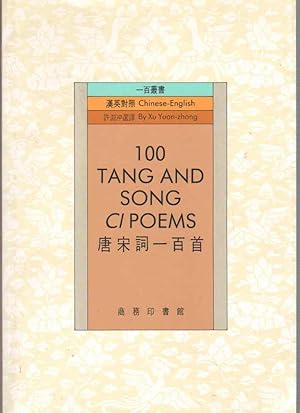 Seller image for 100 TANG AND SONG POEMS Chinese-English for sale by The Avocado Pit