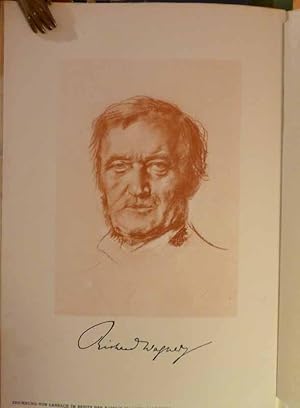 Seller image for Richard Wagner. (Fnfte Auflage). for sale by Fontane-Antiquariat Dr. H. Scheffers