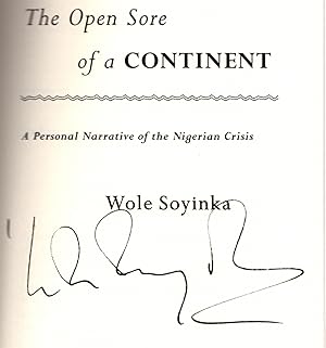 The Open Sore of a Continent: A Personal Narrative of the Nigerian Crisis.