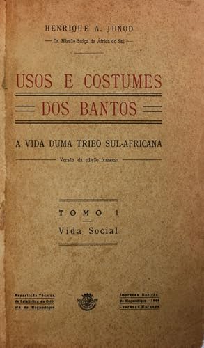 USOS E COSTUMES DOS BANTOS.