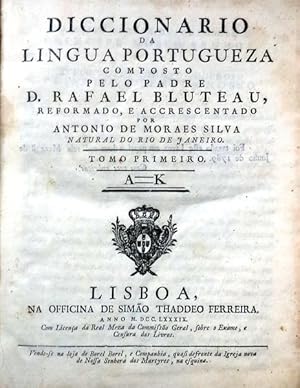 DICCIONARIO DA LINGUA PORTUGUEZA