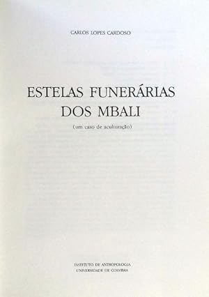 ESTELAS FUNERÁRIAS DOS MBALI.