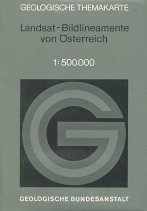 Seller image for Geologische Themenkarte: Karte der Landsat-Bildlineamente von sterreich 1:500.000. Herausgegeben von der Geologischen Bundesanstalt. 122 cm x 82 cm, gefaltet. Nebst Erluterungen (16 Seiten, 1 Abbildungen, 1 Tafel). for sale by ANTIQUARIAT ERDLEN