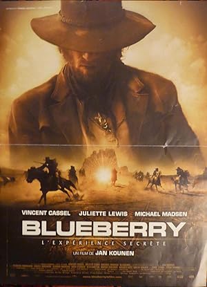 Imagen del vendedor de Affiche du film Blueberry. L'exprience secrte. a la venta por Librairie Les Autodidactes - Aichelbaum