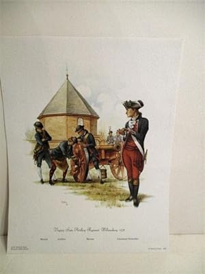 Seller image for Virginia State Artillery Regimnent, Williamsburg 1778. for sale by Military Books
