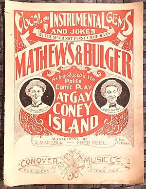 Vocal And Instrumental Gems And Jokes By The Never Not Funny Comedians Mathews & Bulger, As Intro...