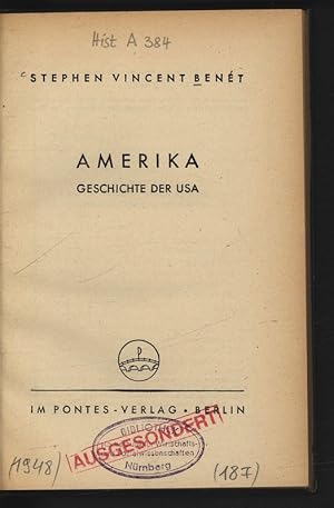 Immagine del venditore per Amerika. Geschichte der USA. venduto da Antiquariat Bookfarm