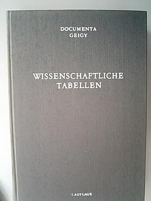 Seller image for Wissenschaftliche Tabellen. for sale by Antiquariat Bookfarm