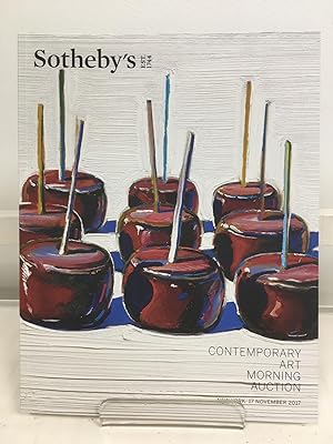 Sotheby's Contemporary Art Morning Auction. New York 17 November 2017