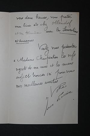 Imagen del vendedor de LAS  son diteur Georges Charpentier Sensations et Souvenirs a la venta por Librairie L'amour qui bouquine