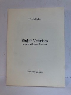 FRANK STELLA: SINJERLI VARIATIONS SQUARED WITH COLORED GROUNDS (NOS I TO IV)