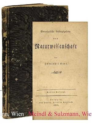 Metaphysische Anfangsgründe der Naturwissenschaft. 3. Auflage.