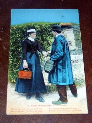 Carte Postale Ancienne - 10 - NOTRE NORMANDIE - Les Fiancés.