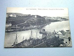 Carte Postale Ancienne - 3757 - DOUARNENEZ - Tréboul et Kermabon. Vue prise de l'Hôtel de l'Europe.
