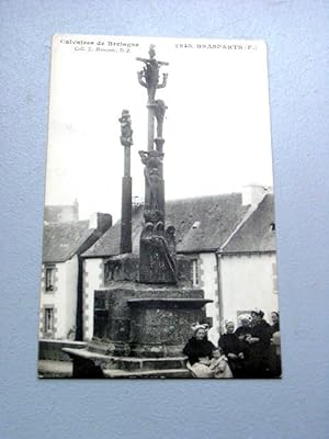 Bild des Verkufers fr Carte Postale Ancienne - 2940 - BRASPARTS. Les Calvaires de Bretagne. zum Verkauf von JOIE DE LIRE