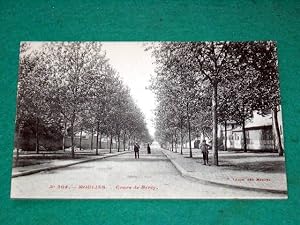Carte Postale Ancienne - MOULINS - Cours de Bercy.