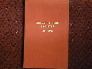 Bild des Verkufers fr Summer Fields Register 1864-1960 zum Verkauf von Orb's Community Bookshop