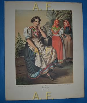 Bild des Verkufers fr Schlesien. Czarnowanz. 16. // Chromolithografie - Druck nach einer Zeichnung. zum Verkauf von Antiquarische Fundgrube e.U.