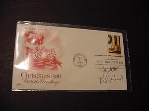 Bild des Verkufers fr SIGNED FIRST DAY POSTAL COVER (FDC) zum Verkauf von Daniel Montemarano