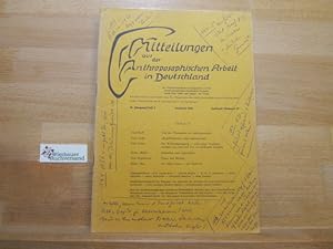 Mitteilungen aus der Anthroposophischen Arbeit in Deutschland Nr. 37/3, Michaeli 1956, 10. Jahrgang