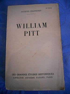 Imagen del vendedor de William Pitt a la venta por Frederic Delbos