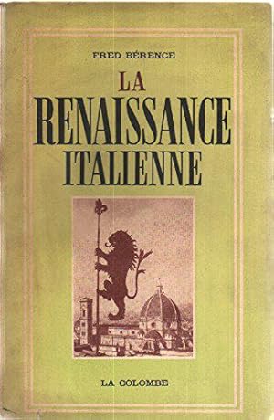 Image du vendeur pour La Renaissance Italienne. mis en vente par JLG_livres anciens et modernes