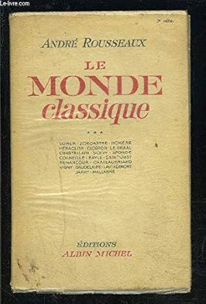 Bild des Verkufers fr Le Monde Classique zum Verkauf von JLG_livres anciens et modernes