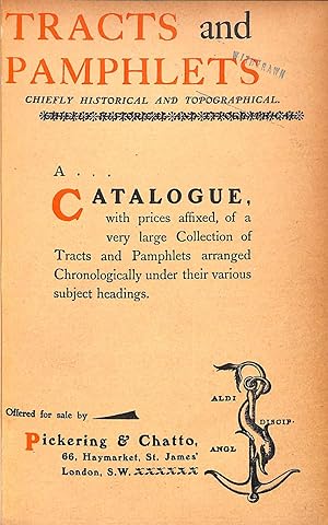 Bild des Verkufers fr Tracts and Pamphlets, Chiefly Historical and Topographical zum Verkauf von WeBuyBooks