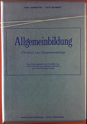 Seller image for Allgemeinbildung. berblick und Zusammenhnge. Das Bildungswerk zur Erweiterung und Auffrischung wichtigen Wissens auf unterhaltsame Weise. 1. - 10. Lehrbrief, 4. Auflage. for sale by biblion2