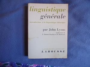 Linguistique générale