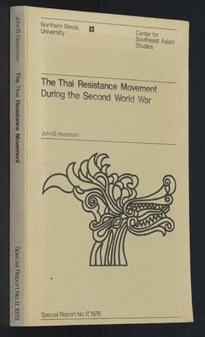 Imagen del vendedor de The Thai resistance movement during the Second World War a la venta por Eyebrowse Books, MWABA