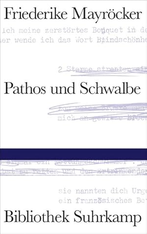 Imagen del vendedor de Pathos und Schwalbe a la venta por Rheinberg-Buch Andreas Meier eK