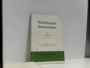 Südostdeutsche Heimatblätter 1952 Folge 1/2 Adam Müller-Guttenbrunn Fest-Nummer