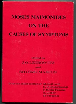 Immagine del venditore per Moses Maimonides on the Causes of Symptoms (De causis accidentium) venduto da Book Happy Booksellers