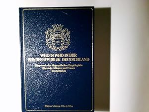 Bild des Verkufers fr Who is Who in der Bundesrepublik Deutschland He - Q zum Verkauf von Antiquariat Buchhandel Daniel Viertel