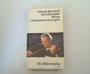 Seller image for Unvollendete Reise : Lebenserinnerungen. for sale by Antiquariat Buchhandel Daniel Viertel