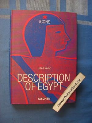 Imagen del vendedor de Napoleon and the Pharaohs - Descriptions of Egypt. Beschreibung gyptens; Description de l' Egypte. a la venta por Antiquariat BehnkeBuch