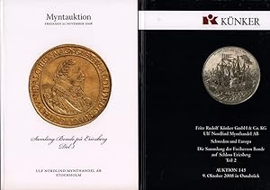 Myntauktion / Münzauktion / Coin auction. 2 Kataloge.