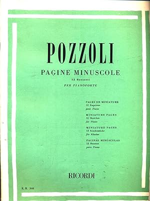 Pagine minuscole. 12 Bozzetti per pianoforte