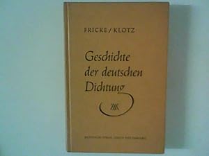 Seller image for Geschichte der deutschen Dichtung. for sale by ANTIQUARIAT FRDEBUCH Inh.Michael Simon