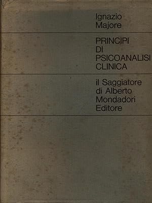 Seller image for Principi di psicoanalisi clinica for sale by Librodifaccia