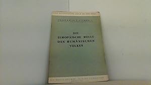 Seller image for Die Europische Rolle des Rumnischen Volkes. for sale by Antiquariat Uwe Berg