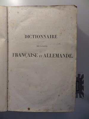 Dictionaire des langues. Francaise et Allemande par Henschel. Ouvrage adopté par l'université. To...