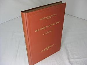 Seller image for The Theory of Valuations. Mathematical Surveys Number IV for sale by Frey Fine Books