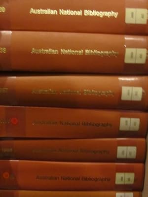 Australian National Bibliography *11 Bände* 1984,1985,1986,1987,1988,1989,1990,1991,1992,1993 vol...