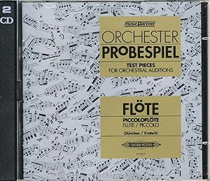 Imagen del vendedor de Repertorio Orquestal - Orchester Probenspiel (Test Pieces) para Flauta y Flautin (2 CD) (Kratsch) a la venta por Mega Music