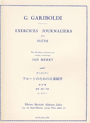 Imagen del vendedor de GARIBOLDI - Ejercicios Diarios (Exercises Journaliers) Op.89 para Flauta (Merry) a la venta por Mega Music
