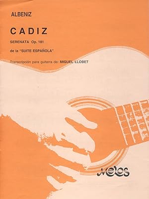 Imagen del vendedor de ALBENIZ I. - Cadiz (Serenata) Op.181 para Guitarra (Llobet) a la venta por Mega Music